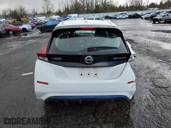 2018 Nissan LEAF S with VIN 1N4AZ1CP4JC311722, listed as a Copart auction lot 49008215 with 61,754 mi miles and Salvage Title. Bid and sale history available at DreamBid. Image 6.
