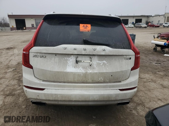 2017 Volvo XC90 Momentum with VIN YV4A22PK5H1132580, listed as a Copart auction lot 45276535 with Not Provided miles and Salvage Title. Bid and sale history available at carsss.com. Image 6.