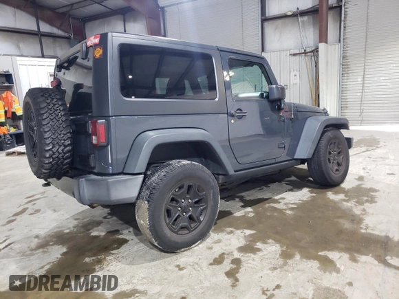 2016 Jeep Wrangler Sport with VIN 1C4AJWAG1GL325667, listed as a Copart auction lot 82274744 with 85,975 mi miles and Salvage Title. Bid and sale history available at carsss.com. Image 3.