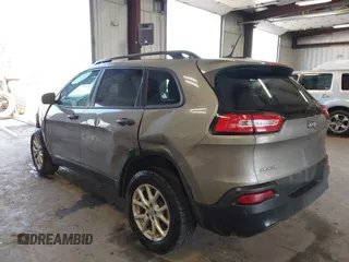 2017 Jeep Cherokee Sport with VIN 1C4PJMAB2HW537884, listed as a IAAI auction lot 42415829 with 89,451 mi miles and . Bid and sale history available at DreamBid. Image 3.