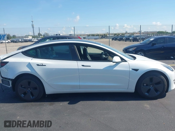 2023 Tesla Model 3 with VIN 5YJ3E1EA0PF548498, listed as a IAAI auction lot 42334326 with 17,674 mi miles and . Bid and sale history available at DreamBid. Image 14.
