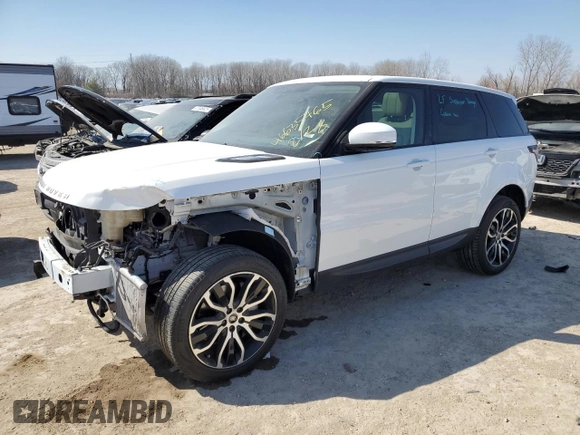 2022 Land Rover Range Rover Sport SE with VIN SALWG2SU1NA239200, listed as a Copart auction lot 46635465 with 25,292 mi miles and Salvage Title. Bid and sale history available at carsss.com. Image 1.