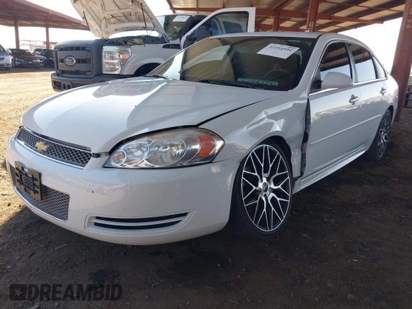2015 Chevrolet Impala LT with VIN 2G1WB5E34F1163664, listed as a IAAI auction lot 42554594 with 190,850 mi miles and . Bid and sale history available at DreamBid. Image 6.