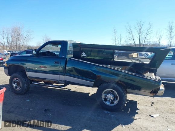 1998 Dodge Ram 2500 with VIN 3B7KF26ZXWM234788, listed as a IAAI auction lot 41811371 with 183,789 mi miles. Bid and sale history available at carsss.com. Image 14.