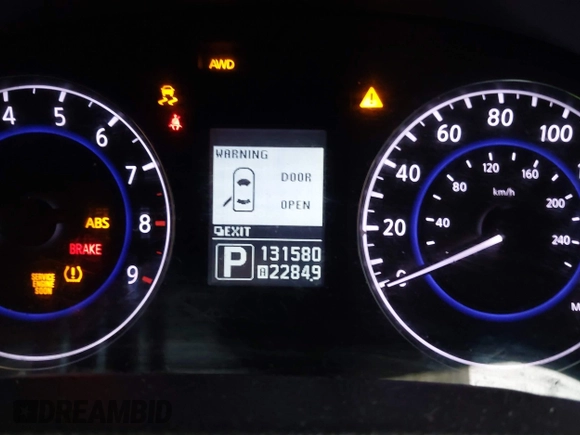2013 Infiniti G37 x z VIN JN1CV6AR5DM760635, wystawiony jako IAAI lot #41151518 z przebiegiem 131 580 mil mil oraz . Historia ofert i sprzedaży dostępna na DreamBid. Obrazek 7.
