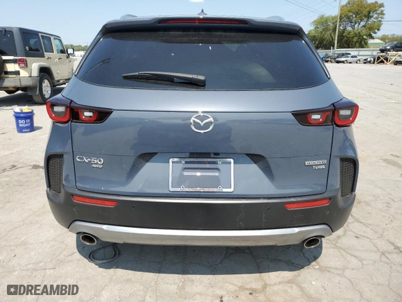 2024 Mazda CX-50 2.5 Turbo Premium Plus Package with VIN 7MMVABEY5RN205326, listed as a Copart auction lot 70403044 with 5424 miles and Clean Title. Bid and sale history available at carsss.com. Image 6.