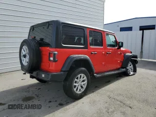 2023 Jeep Wrangler Sport S with VIN 1C4HJXDN5PW687059, listed as a Copart auction lot 56291725 with 23,611 mi miles and Non repairable. Bid and sale history available at DreamBid. Image 3.