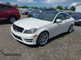 2012 Mercedes-Benz C 250 with VIN WDDGJ4HB1CF867911, listed as a IAAI auction lot 42360323 with 185,363 mi miles and . Bid and sale history available at DreamBid. Image 2.