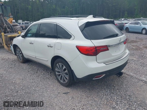 2014 Acura MDX Technology with VIN 5FRYD4H40EB022755, listed as a IAAI auction lot 42114240 with Not provided miles and . Bid and sale history available at DreamBid. Image 3.