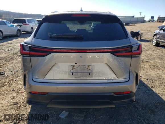 2023 Lexus NX 350h Luxury with VIN 2T2HKCEZ5PC013411, listed as a Copart auction lot 85705704 with 28,660 mi miles and Salvage Title. Bid and sale history available at DreamBid. Image 6.