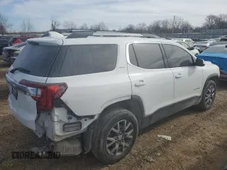 2021 GMC Acadia SLT with VIN 1GKKNMLS5MZ192052, listed as a Copart auction lot 42157204 with 70,765 mi miles and Salvage Title. Bid and sale history available at DreamBid. Image 3.