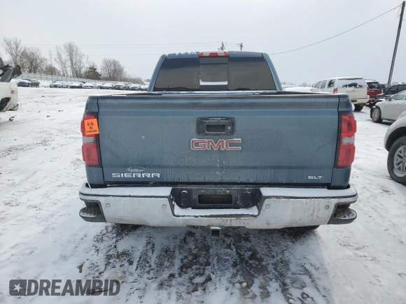 2014 GMC Sierra 1500 SLT with VIN 1GTV2VEC9EZ118129, listed as a Copart auction lot 41666395 with 0 mi miles and Clean Title. Bid and sale history available at carsss.com. Image 6.