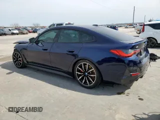 2023 BMW i4 eDrive40 z VIN WBY73AW08PFR19950, wystawiony jako Copart lot #48003365 z przebiegiem Nie podano mil oraz Szkody całkowita. Historia ofert i sprzedaży dostępna na DreamBid. Obrazek 2.