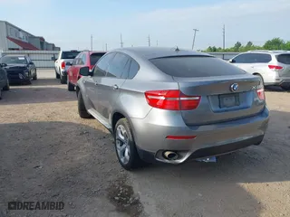 2014 BMW X6 xDrive35i with VIN 5UXFG2C58E0H11141, listed as a IAAI auction lot 42050279 with 191,119 mi miles. Bid and sale history available at carsss.com. Image 3.