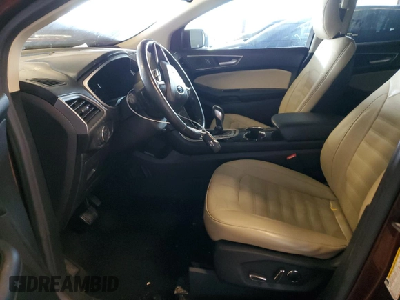 2015 Ford Edge SEL with VIN 2FMTK4J87FBC21133, listed as a Copart auction lot 50001275 with 67,512 mi miles and Salvage Title. Bid and sale history available at carsss.com. Image 7.