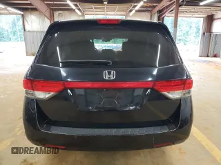 2015 Honda Odyssey Touring Elite with VIN 5FNRL5H99FB005576, listed as a Copart auction lot 58963215 with 167,967 mi miles and Salvage title. Bid and sale history available at DreamBid. Image 6.