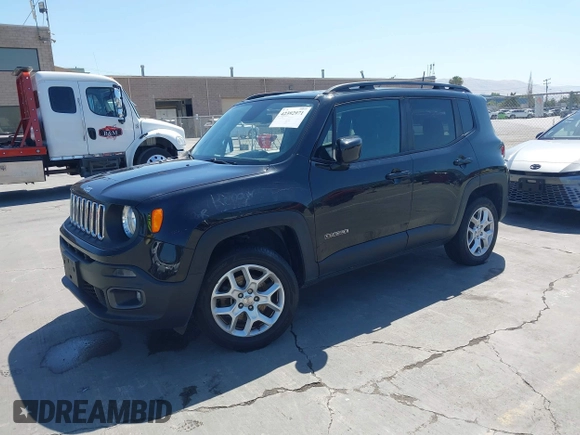 2018 Jeep Renegade Latitude with VIN ZACCJBBB2JPH44585, listed as a IAAI auction lot 42392971 with 64,185 mi miles and . Bid and sale history available at DreamBid. Image 18.