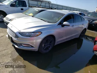 2018 Ford Fusion Hybrid SE with VIN 3FA6P0LU5JR111042, listed as a Copart auction lot 47843343 with 90,903 mi miles. Bid and sale history available at carsss.com. Image 1.