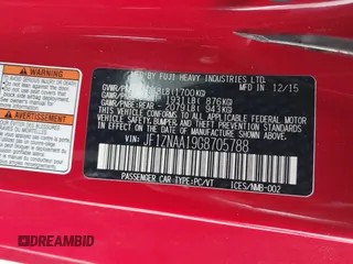 2016 Scion FR-S with VIN JF1ZNAA19G8705788, listed as a IAAI auction lot 42098828 with 117,111 mi miles and . Bid and sale history available at DreamBid. Image 9.