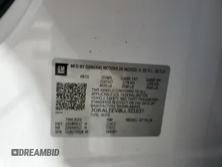 2020 GMC Terrain SLE with VIN 3GKALTEV8LL321037, listed as a Copart auction lot 88038505 with Not Provided miles and Salvage Title. Bid and sale history available at DreamBid. Image 13.