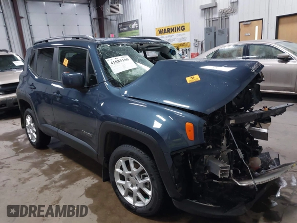 2021 Jeep Renegade 80th Anniversary with VIN ZACNJDBB4MPN30607, listed as a IAAI auction lot 41083100 with Not Provided miles and . Bid and sale history available at DreamBid. Image 1.