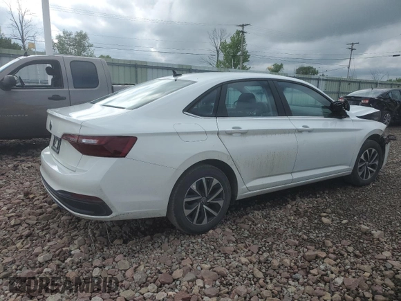 2023 Volkswagen Jetta S with VIN 3VW5M7BU4PM024051, listed as a Copart auction lot 59734695 with 43,632 mi miles and Salvage title. Bid and sale history available at DreamBid. Image 3.