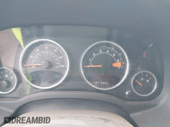 2016 Jeep Compass High Altitude Edition with VIN 1C4NJDEB1GD729471, listed as a IAAI auction lot 41616976 with 124,385 mi miles. Bid and sale history available at carsss.com. Image 7.