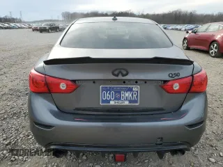 2014 Infiniti Q50 with VIN JN1BV7AP4EM687842, listed as a Copart auction lot 42549085 with 133,599 mi miles and Salvage Title. Bid and sale history available at DreamBid. Image 6.