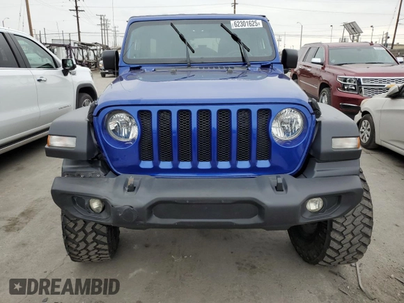 2020 Jeep Wrangler Unlimited Sport S with VIN 1C4HJXDN3LW181949, listed as a Copart auction lot 62301625 with 50,091 mi miles and Salvage title. Bid and sale history available at DreamBid. Image 5.