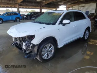 2023 Audi Q3 S line Premium with VIN WA1DECF36P1109339, listed as a Copart auction lot 60659255 with 43,760 mi miles and Clean title. Bid and sale history available at DreamBid. Image 1.