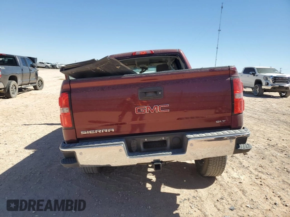 2014 GMC Sierra 1500 SLT with VIN 3GTU2VEC2EG447850, listed as a Copart auction lot 42920195 with 163,696 mi miles and Salvage Title. Bid and sale history available at DreamBid. Image 6.