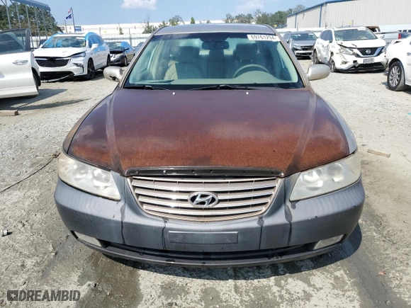 2007 Hyundai Azera GLS with VIN KMHFC46D97A181621, listed as a Copart auction lot 69761294 with 185,732 mi miles and Salvage Title. Bid and sale history available at carsss.com. Image 5.
