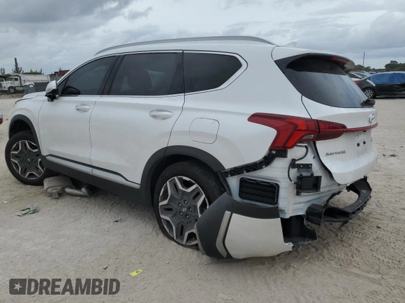 2023 Hyundai Santa Fe Hybrid Limited with VIN 5NMS5DA10PH022423, listed as a Copart auction lot 84305914 with 19,615 mi miles and Non Repairable. Bid and sale history available at carsss.com. Image 2.