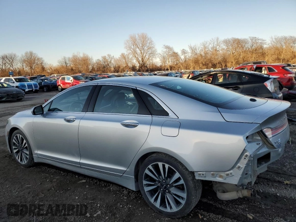 2017 Lincoln MKZ Select with VIN 3LN6L5CC1HR628452, listed as a Copart auction lot 43435425 with 69,752 mi miles and Salvage Title. Bid and sale history available at DreamBid. Image 2.