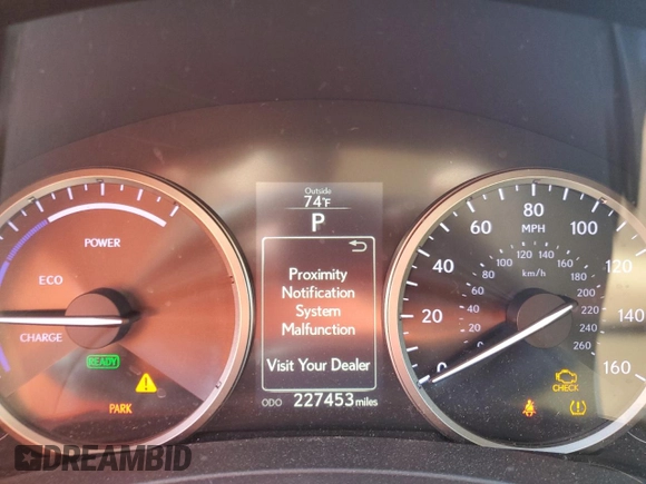 2015 Lexus NX 300h with VIN JTJYWRBZXF2002107, listed as a Copart auction lot 78879504 with 227,453 mi miles and Salvage title. Bid and sale history available at DreamBid. Image 9.
