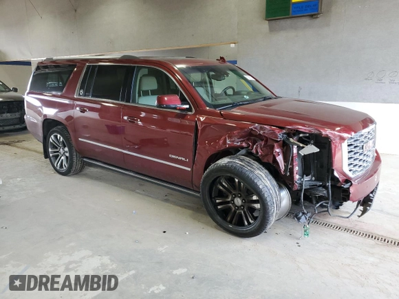 2018 GMC Yukon XL Denali with VIN 1GKS2HKJXJR141084, listed as a Copart auction lot 70080124 with 71,769 mi miles and Salvage Title. Bid and sale history available at carsss.com. Image 4.