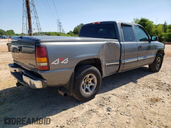 2001 Chevrolet Silverado 1500 LS with VIN 1GCEK19T91E194566, listed as a Copart auction lot 55969285 with 358,339 mi miles and Clean Title. Bid and sale history available at DreamBid. Image 3.