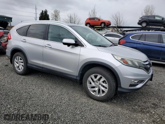 2015 Honda CR-V EX-L with VIN 2HKRM4H77FH666417, listed as a Copart auction lot 52045265 with 74,364 mi miles and Salvage Title. Bid and sale history available at carsss.com. Image 4.