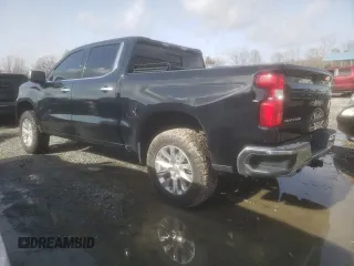 2021 Chevrolet Silverado 1500 LTZ with VIN 3GCUYGET0MG338974, listed as a Copart auction lot 47618705 with 87,076 mi miles and Salvage Title. Bid and sale history available at DreamBid. Image 2.