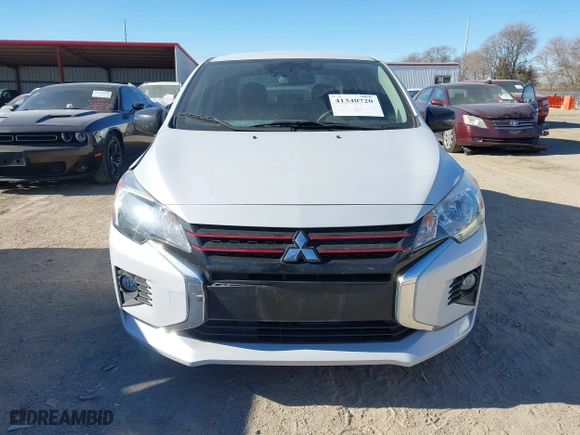 2022 Mitsubishi Mirage G4 ES with VIN ML32FUFJ5NHF03326, listed as a IAAI auction lot 41340720 with 15,621 mi miles. Bid and sale history available at carsss.com. Image 12.
