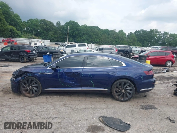 2019 Volkswagen Arteon SE R-Line with VIN WVWFR7AN8KE031697, listed as a IAAI auction lot 42445909 with 108,372 mi miles and . Bid and sale history available at DreamBid. Image 14.