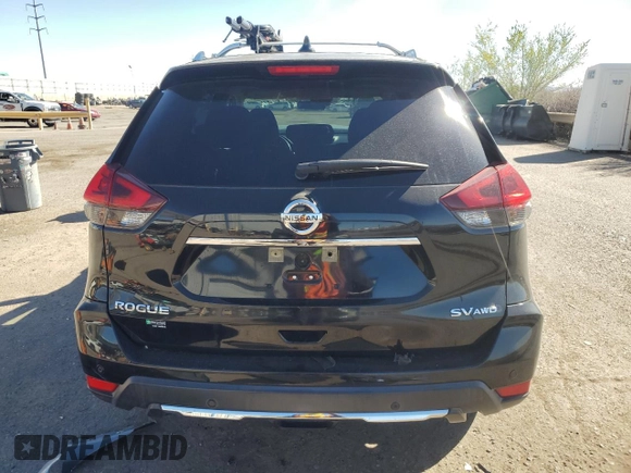 2019 Nissan Rogue SV with VIN KNMAT2MVXKP526546, listed as a Copart auction lot 49831685 with 72,519 mi miles and Salvage Title. Bid and sale history available at carsss.com. Image 6.