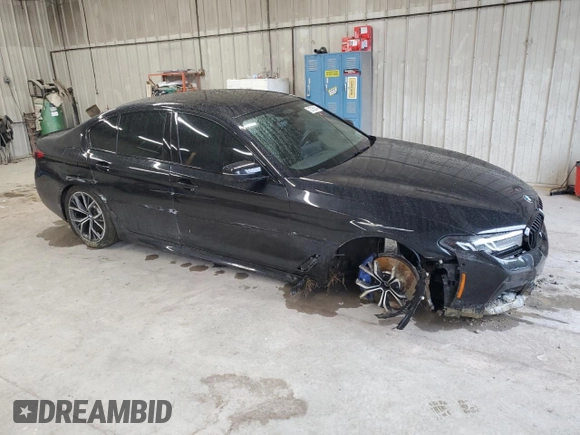 2023 BMW 5 Series 540i xDrive with VIN WBA73BJ02PCL24265, listed as a Copart auction lot 72735144 with 31,331 mi miles and Salvage Title. Bid and sale history available at carsss.com. Image 4.