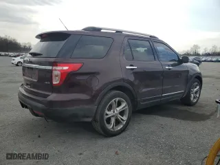2011 Ford Explorer Limited with VIN 1FMHK8F82BGA48128, listed as a Copart auction lot 47616085 with 138,968 mi miles and Salvage Title. Bid and sale history available at carsss.com. Image 3.