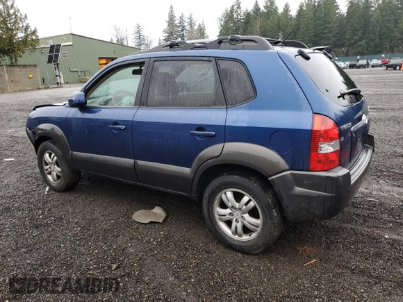 2007 Hyundai Tucson SE with VIN KM8JN12D17U520069, listed as a Copart auction lot 84058614 with 158,352 mi miles and Salvage Title. Bid and sale history available at carsss.com. Image 2.