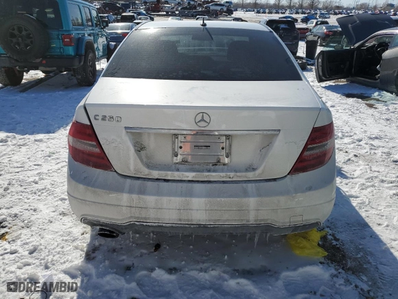 2014 Mercedes-Benz C-Class C 250 Sport with VIN WDDGF4HB7EG220895, listed as a Copart auction lot 45763095 with NaN miles and Salvage Title. Bid and sale history available at carsss.com. Image 6.