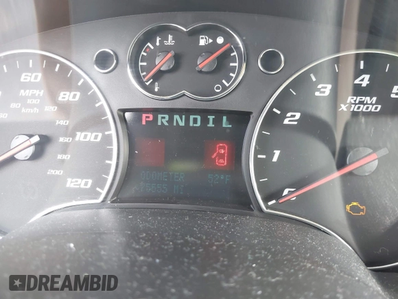 2009 Chevrolet Equinox LT w/1LT with VIN 2CNDL33F496235611, listed as a IAAI auction lot 41594284 with 75,555 mi miles. Bid and sale history available at carsss.com. Image 7.