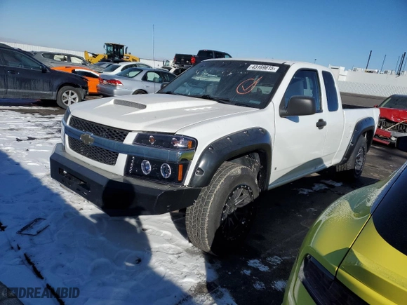 2006 Chevrolet Colorado LS with VIN 1GCCS198268310263, listed as a Copart auction lot 43169615 with 261,488 mi miles and Salvage Title. Bid and sale history available at carsss.com. Image 1.