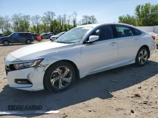 2018 Honda Accord EX z VIN 1HGCV1F48JA042296, wystawiony jako Copart lot #54331195 z przebiegiem 110 105 mil mil oraz Szkoda całkowita • Salvage title. Historia ofert i sprzedaży dostępna na DreamBid. Obrazek 1.