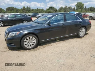 2014 Mercedes-Benz S 550 with VIN WDDUG8FB7EA065505, listed as a Copart auction lot 63252995 with 77,557 mi miles and Salvage title. Bid and sale history available at DreamBid. Image 1.